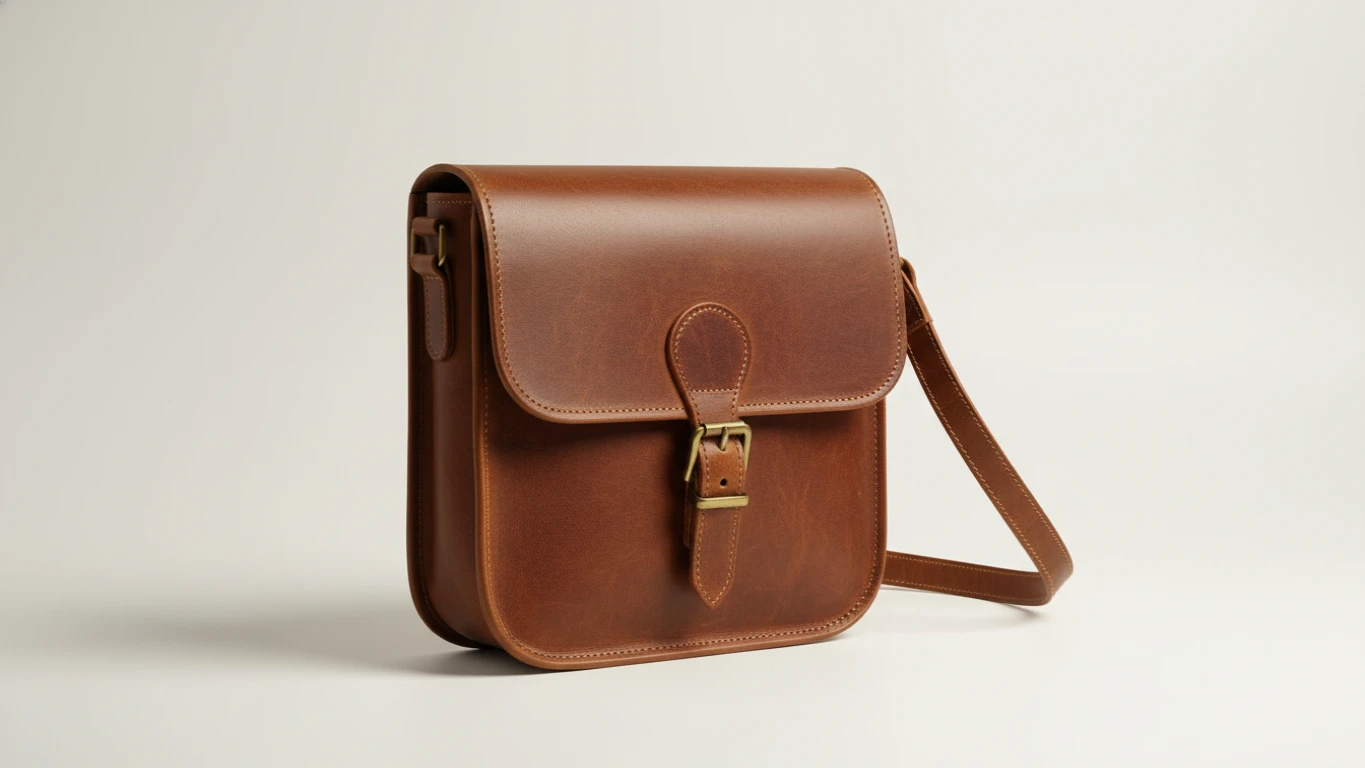 Bolsa Transversal de Couro