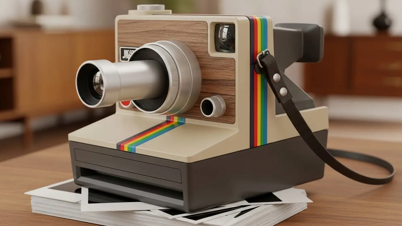 Câmera Fotográfica Instantânea Retrô
