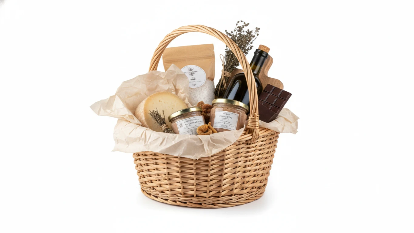 Cesta de Produtos Gourmet Selecionados