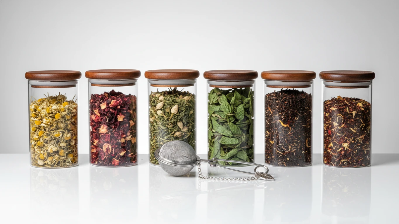 Coleção de Chás Especiais com Infusor