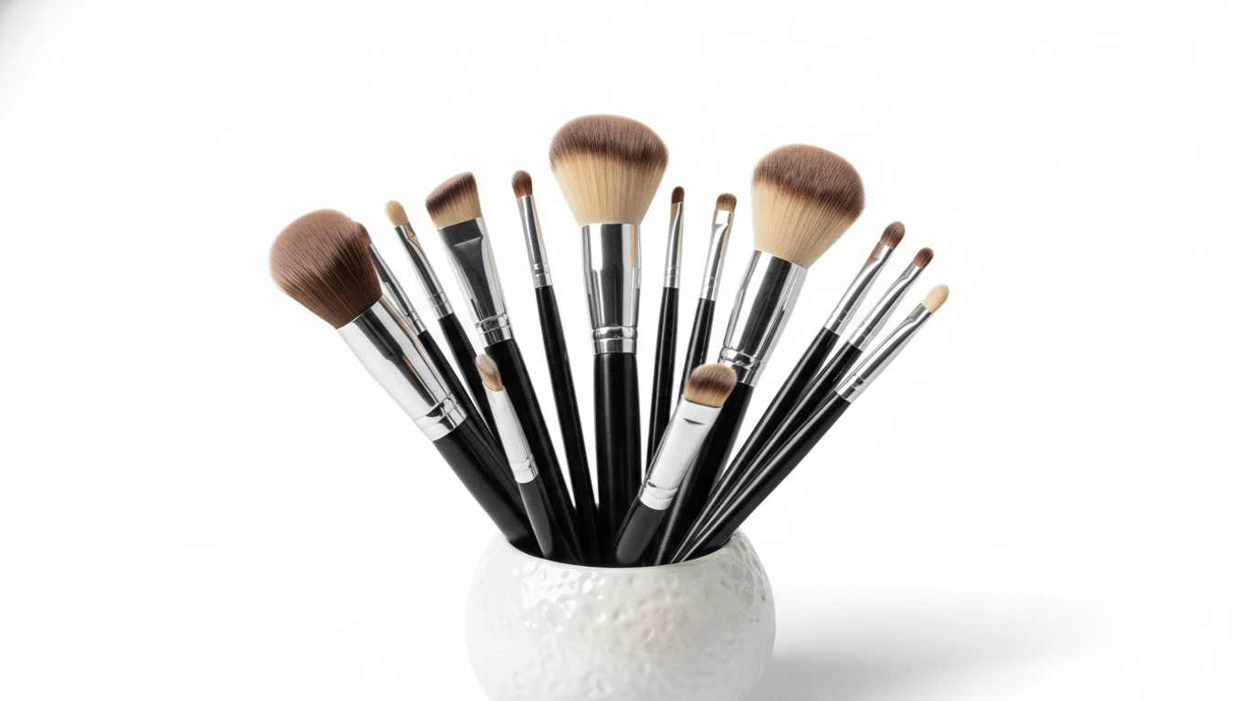 Conjunto Profissional de Pincéis de Maquiagem