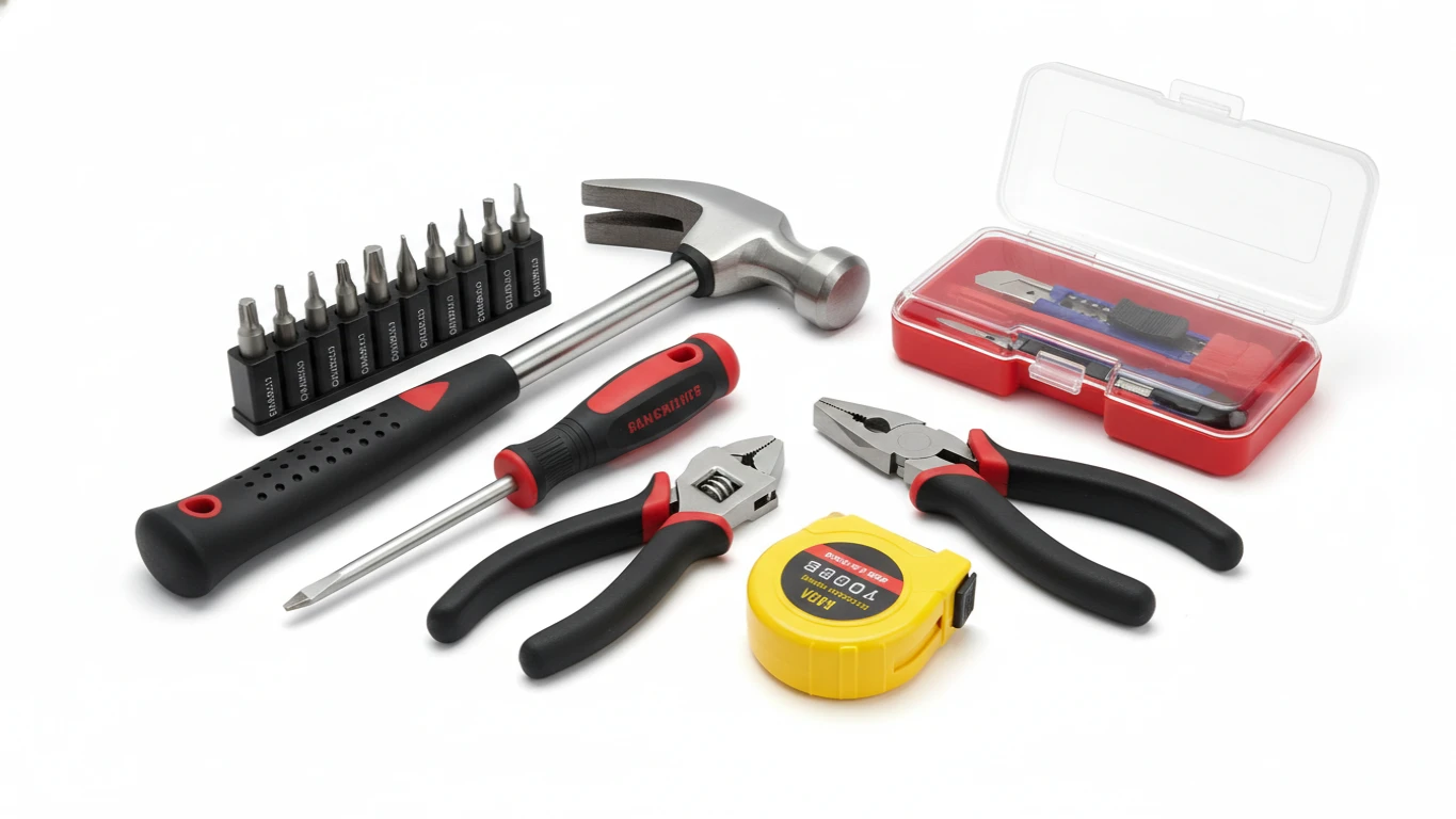 Conjunto de Ferramentas Essenciais para o Lar