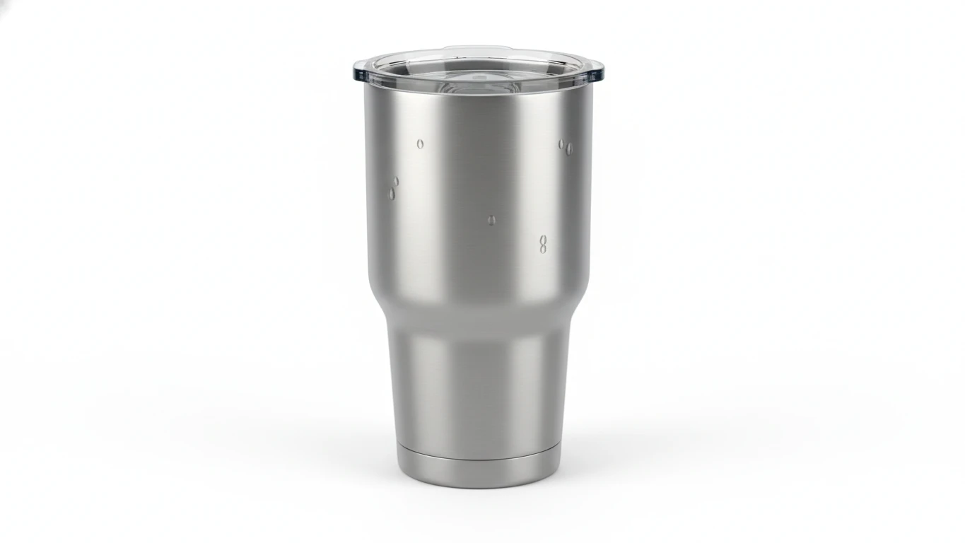 Copo Térmico em Inox com Tampa