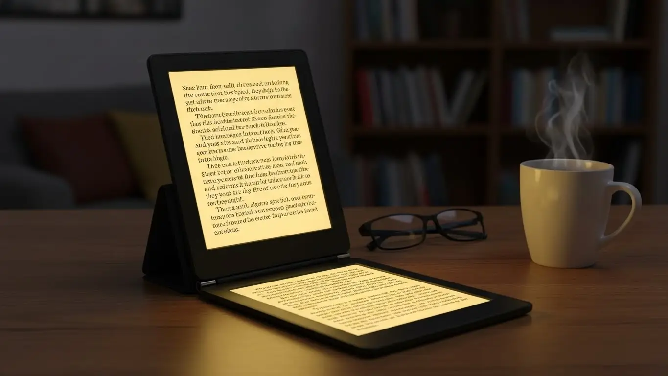 E-Reader com Tela Iluminada e Antirreflexo