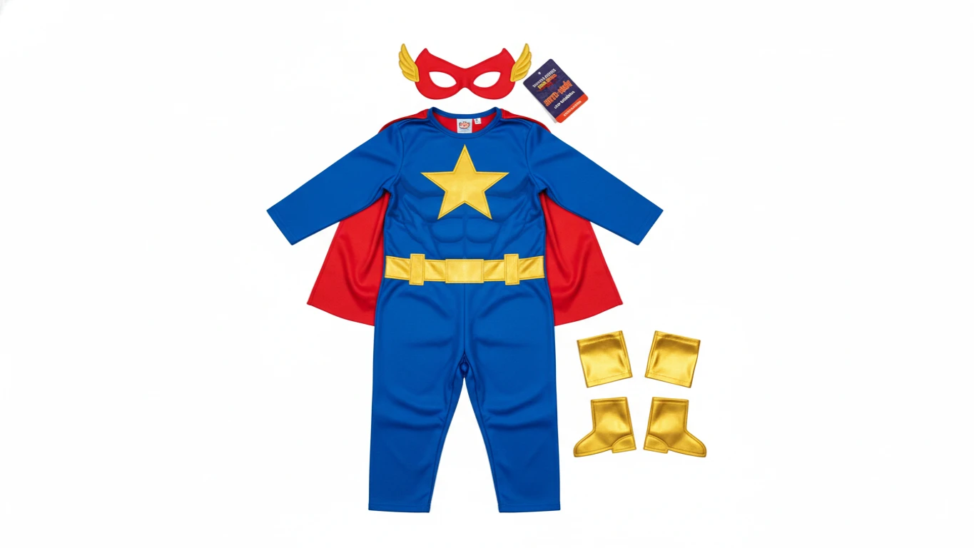 Fantasia de Super-Herói com Máscara