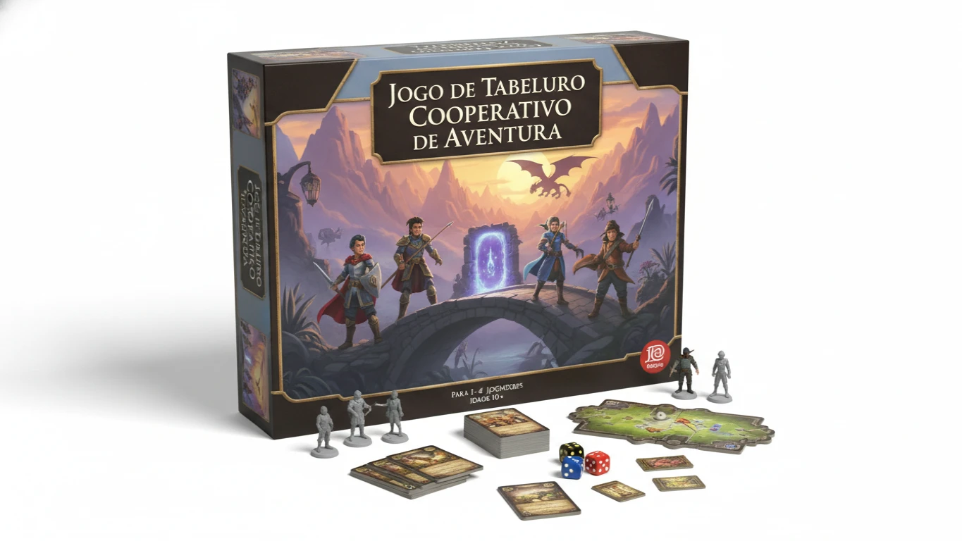 Jogo de Tabuleiro Cooperativo de Aventura