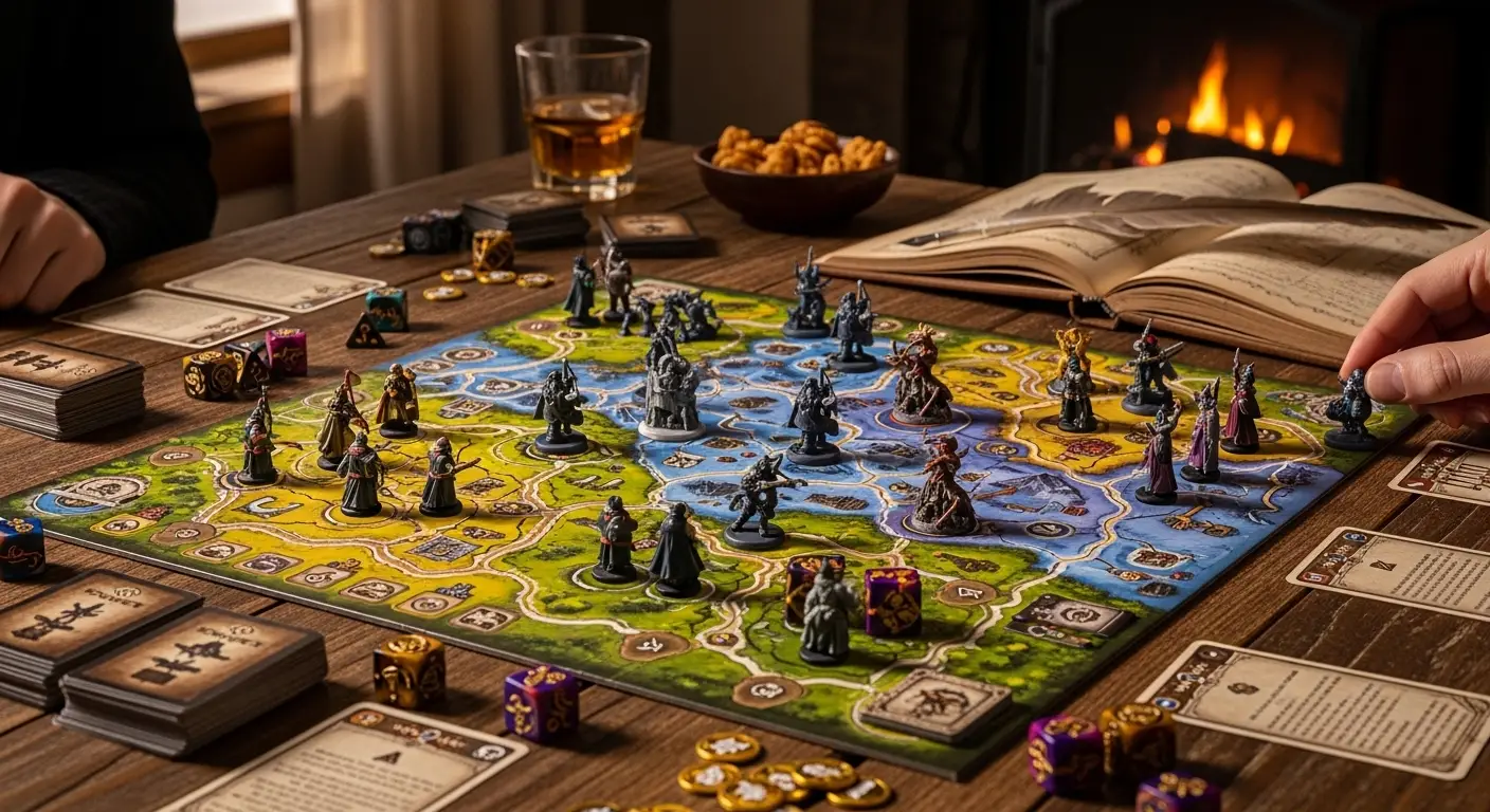 Jogo de Tabuleiro Estratégico para Adultos