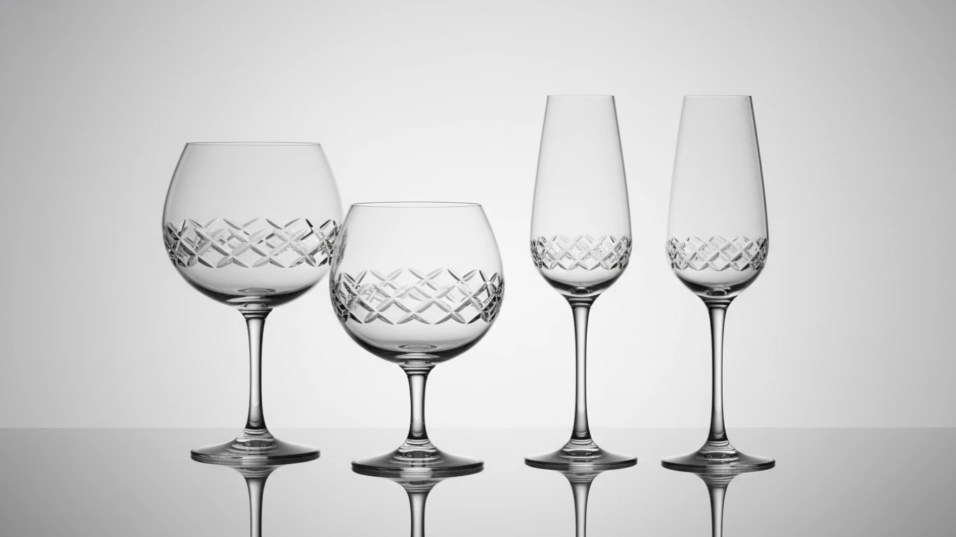 Jogo de Taças de Vinho ou Gin Bohemiam