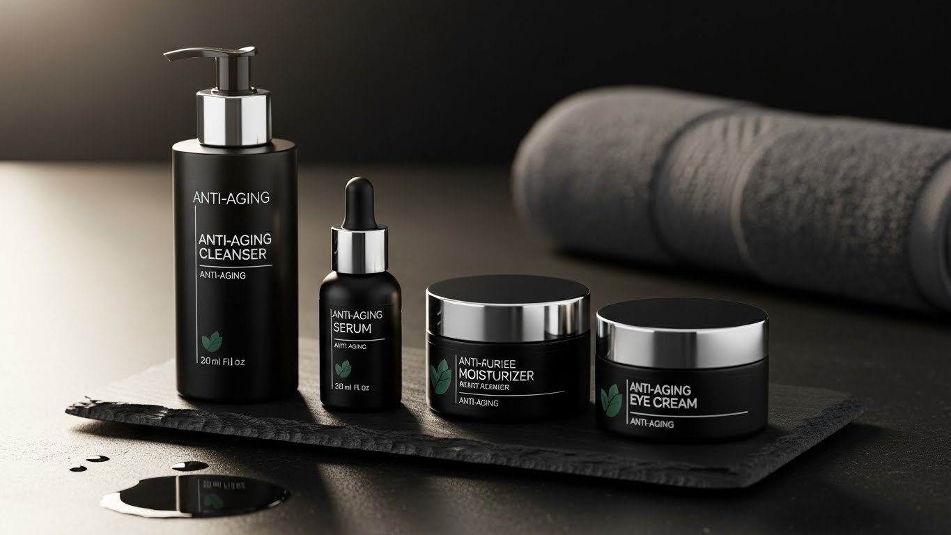 Kit Skincare Antienvelhecimento Masculino