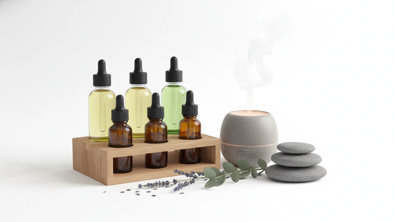 Kit de Aromaterapia com Óleos Essenciais Puros