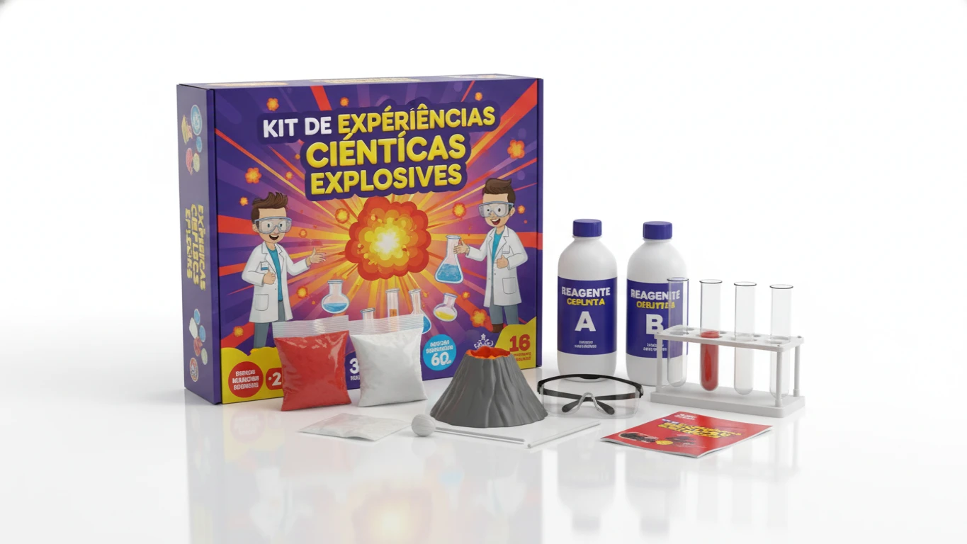 Kit de Experiências Científicas Explosivas
