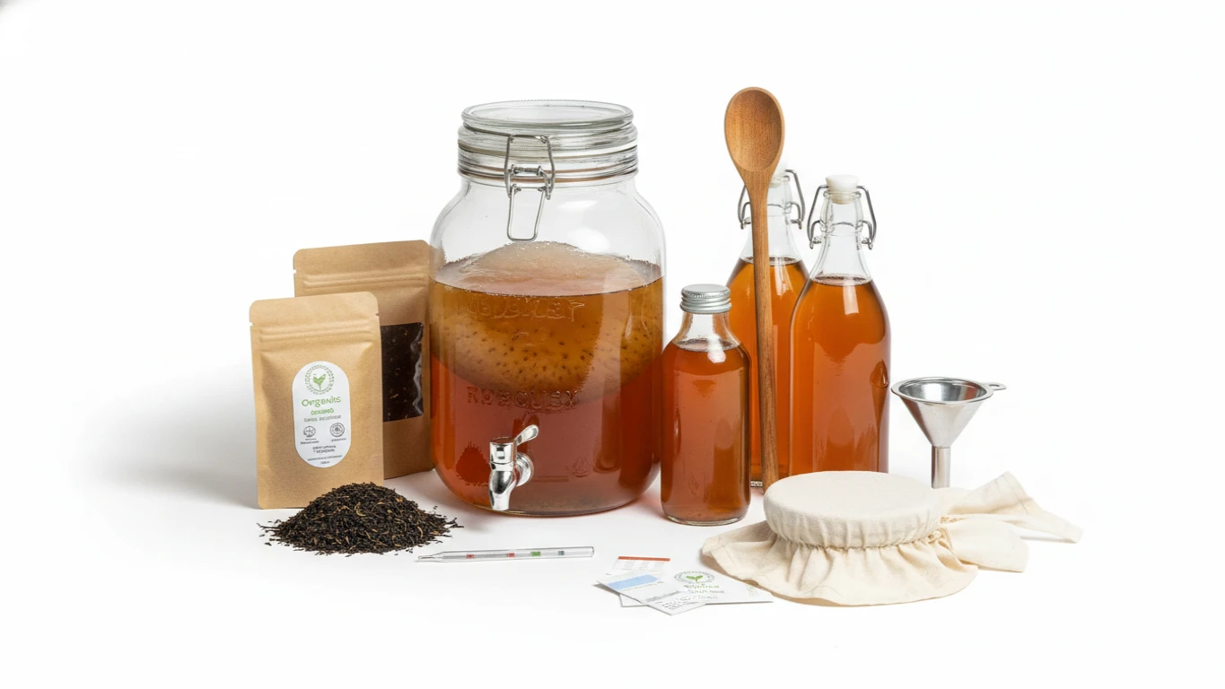 Kit de Fermentação Caseira para Kombucha