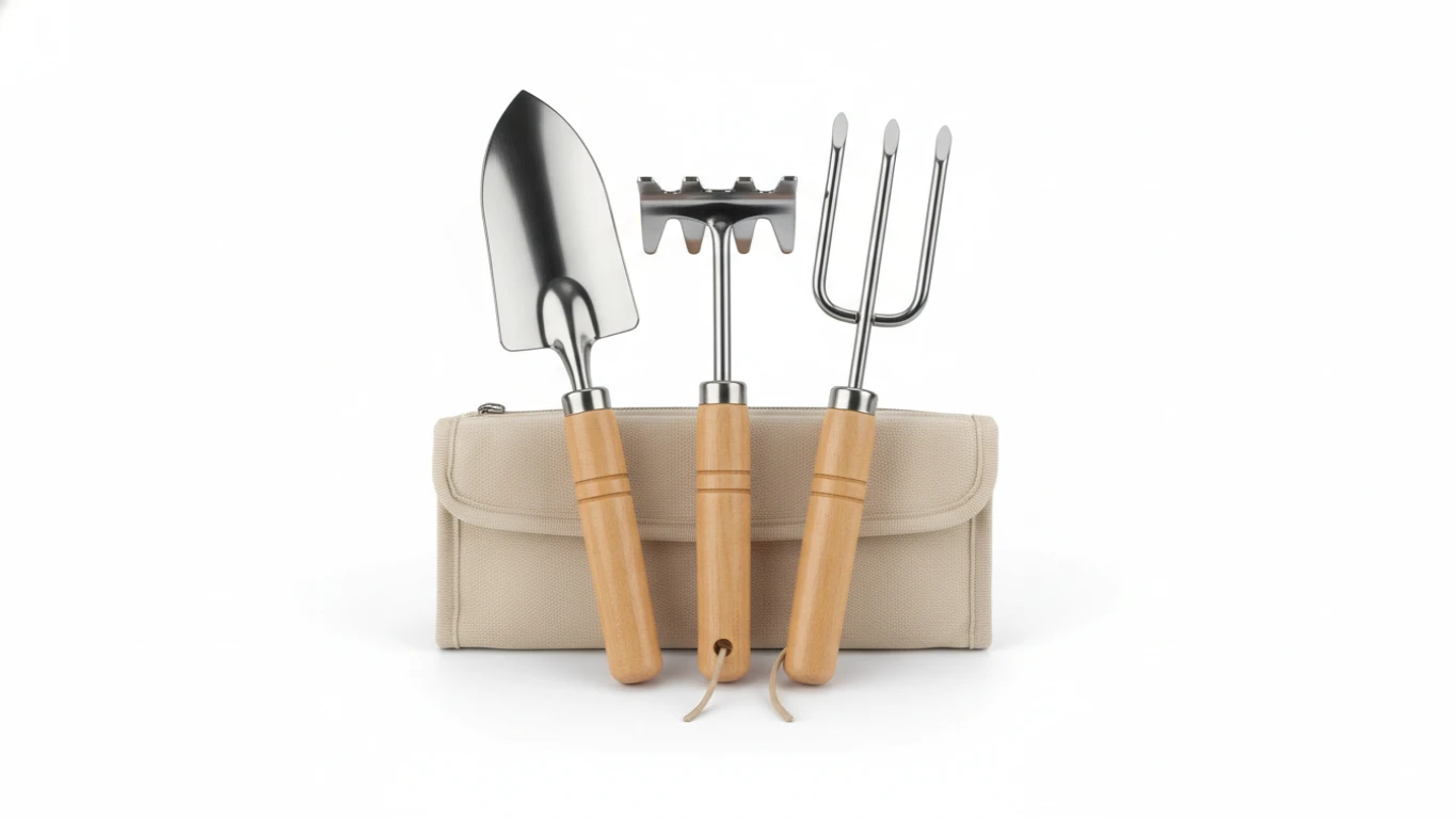Kit de Ferramentas Compacto para Jardinagem