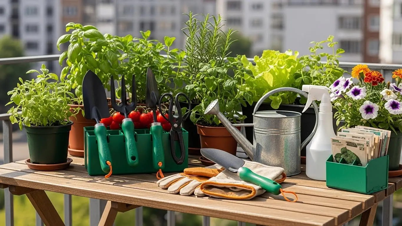 Kit de Ferramentas para Jardinagem Urbana