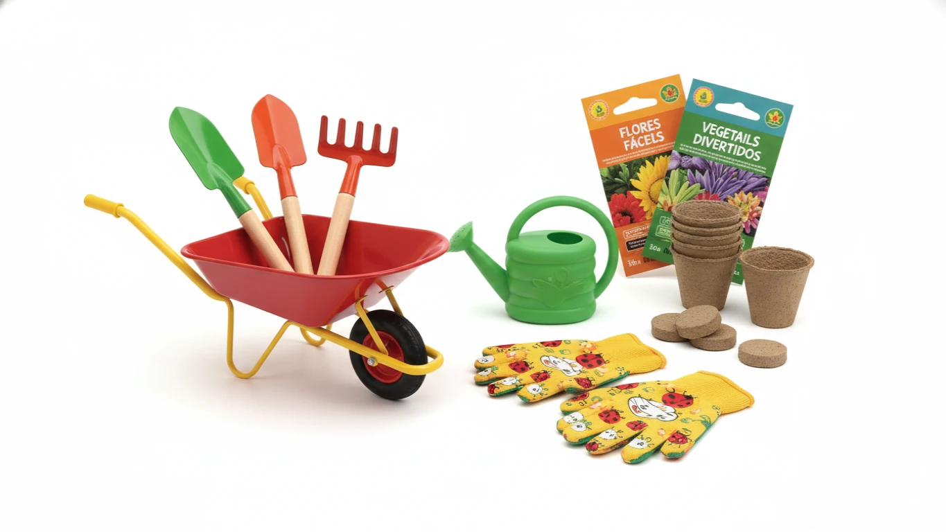 Kit de Jardinagem Infantil Completo