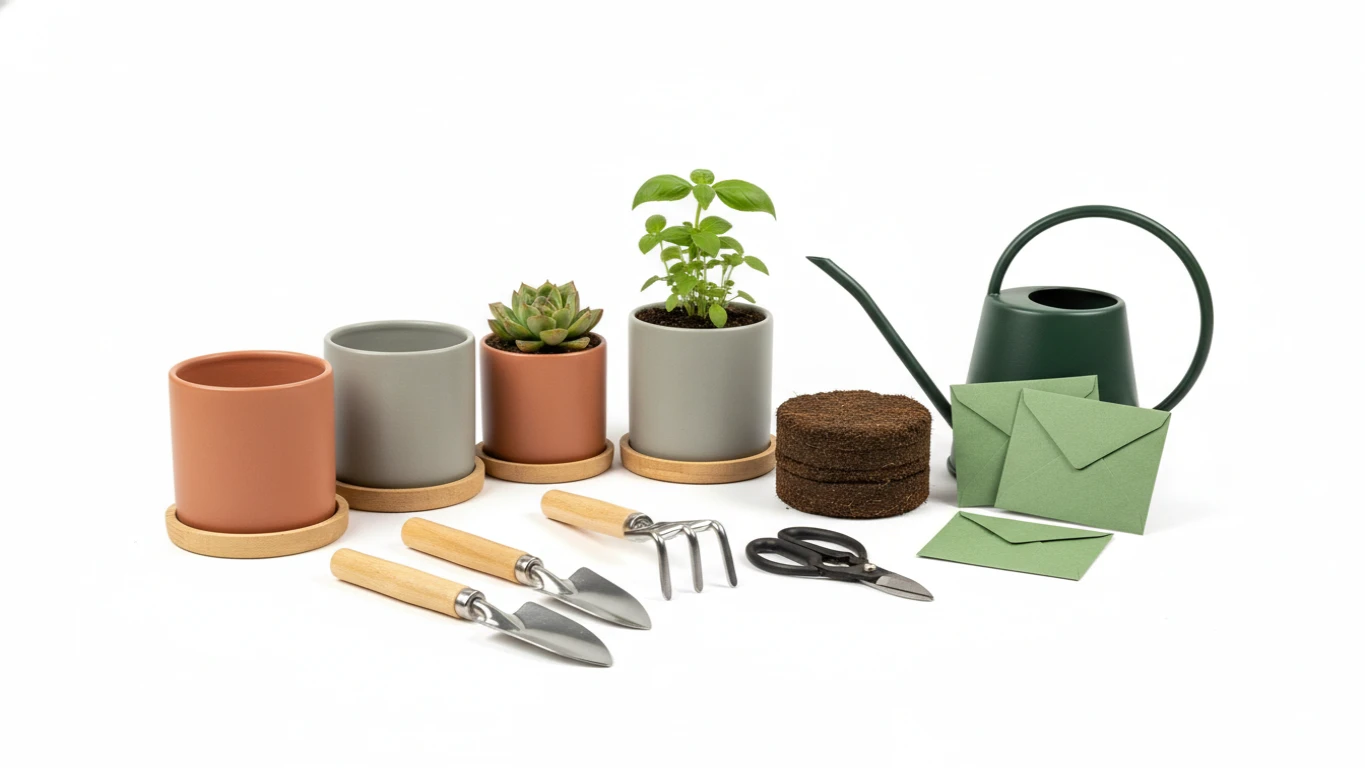 Kit de Jardinagem para Apartamento