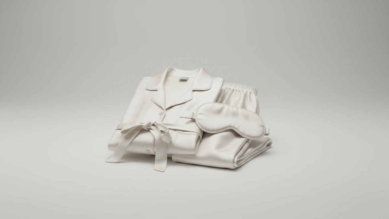 Kit de Pijamas de Seda Confortáveis