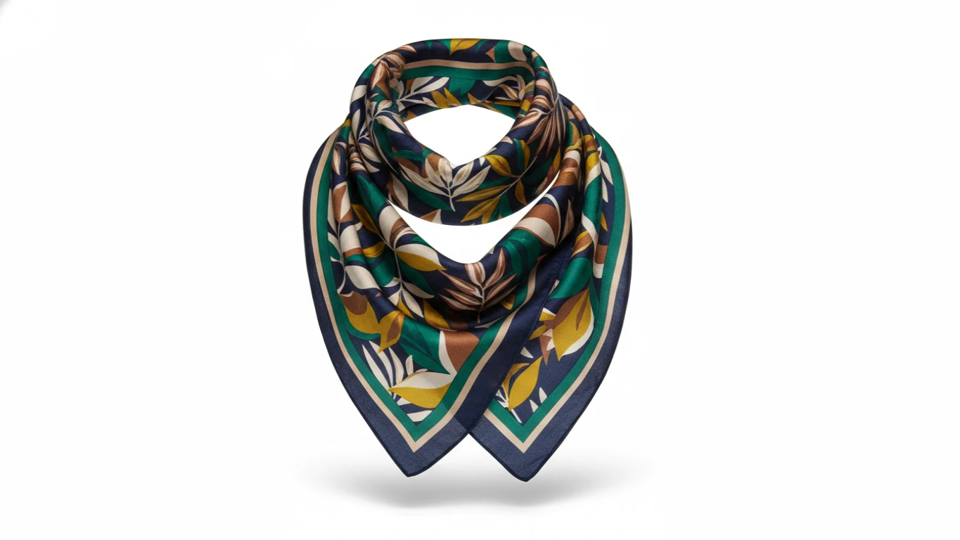 Lenço de Pescoço Estampado Versátil