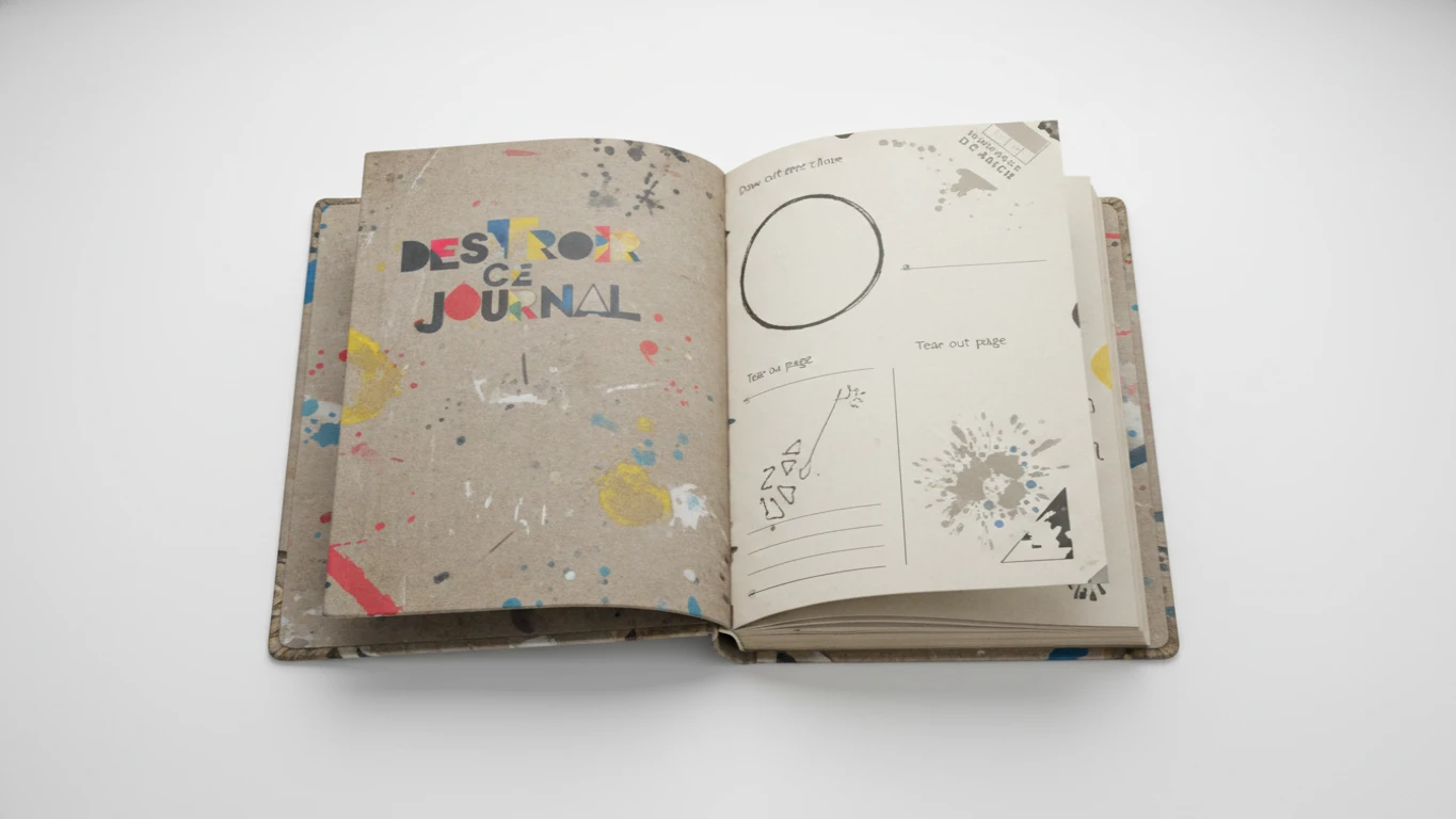 Livro Interativo 'Destrua Este Diário'