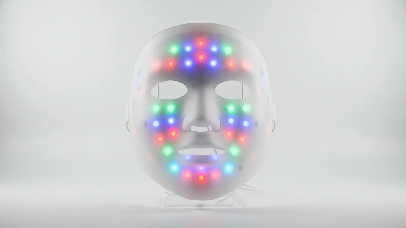Máscara de LED Facial para Rotina de Beleza