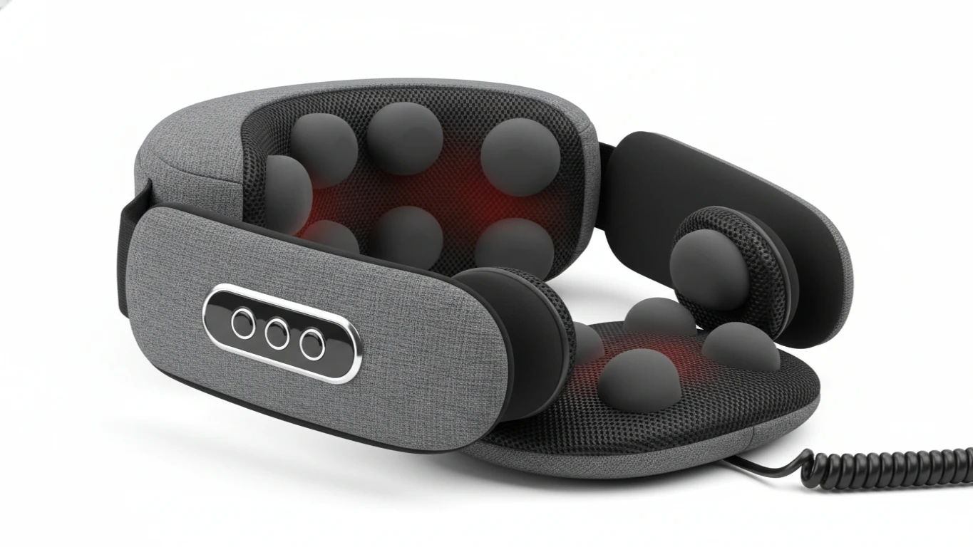 Massageador Ergonômico Shiatsu para Pescoço e Costas