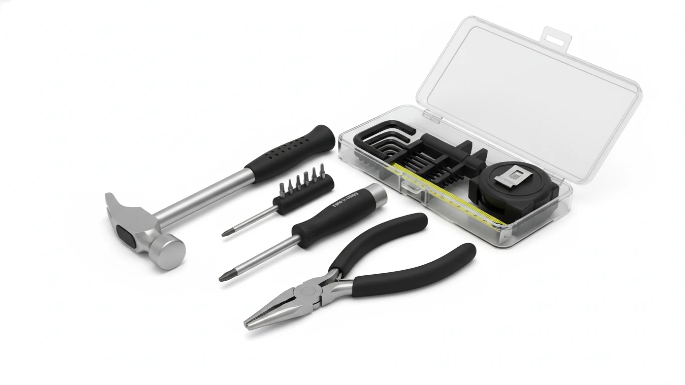 Mini Kit de Ferramentas para Escritório