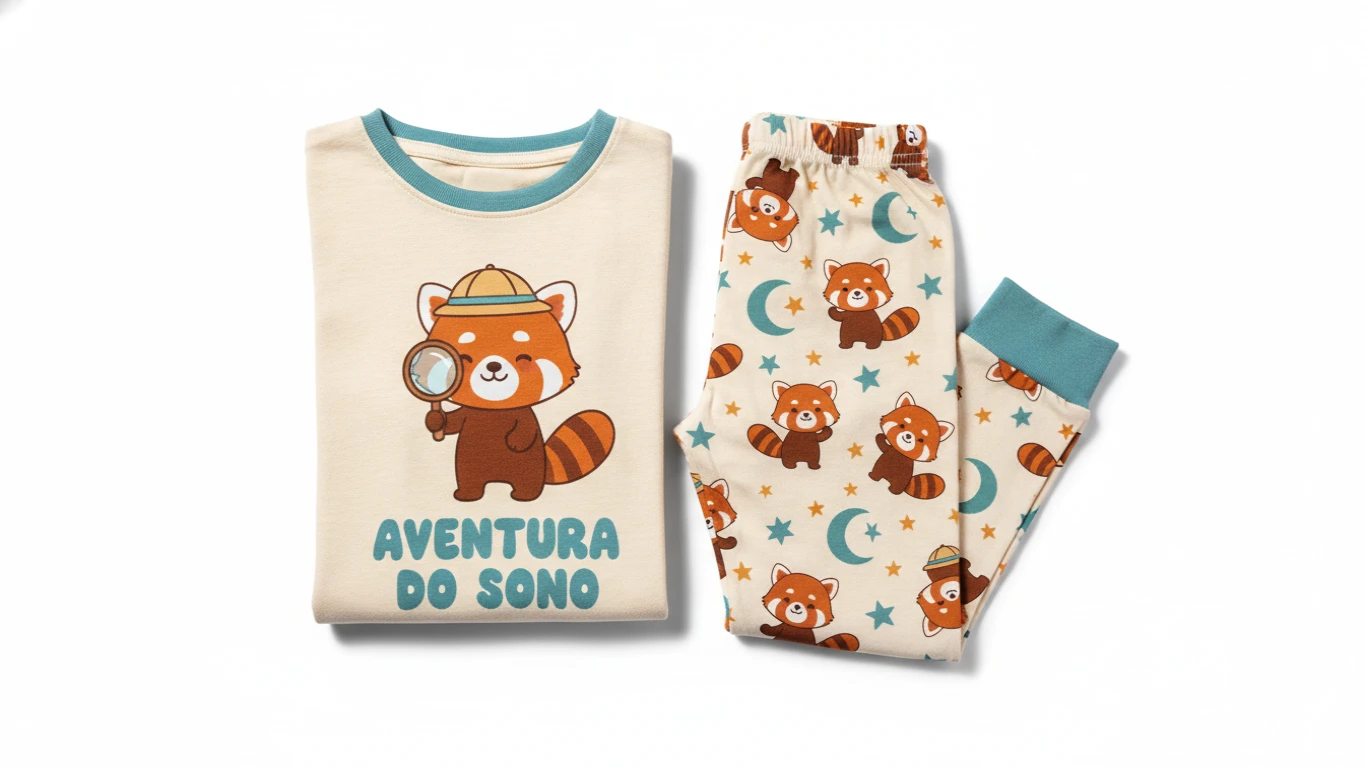 Pijama Temático de Personagem Adorável