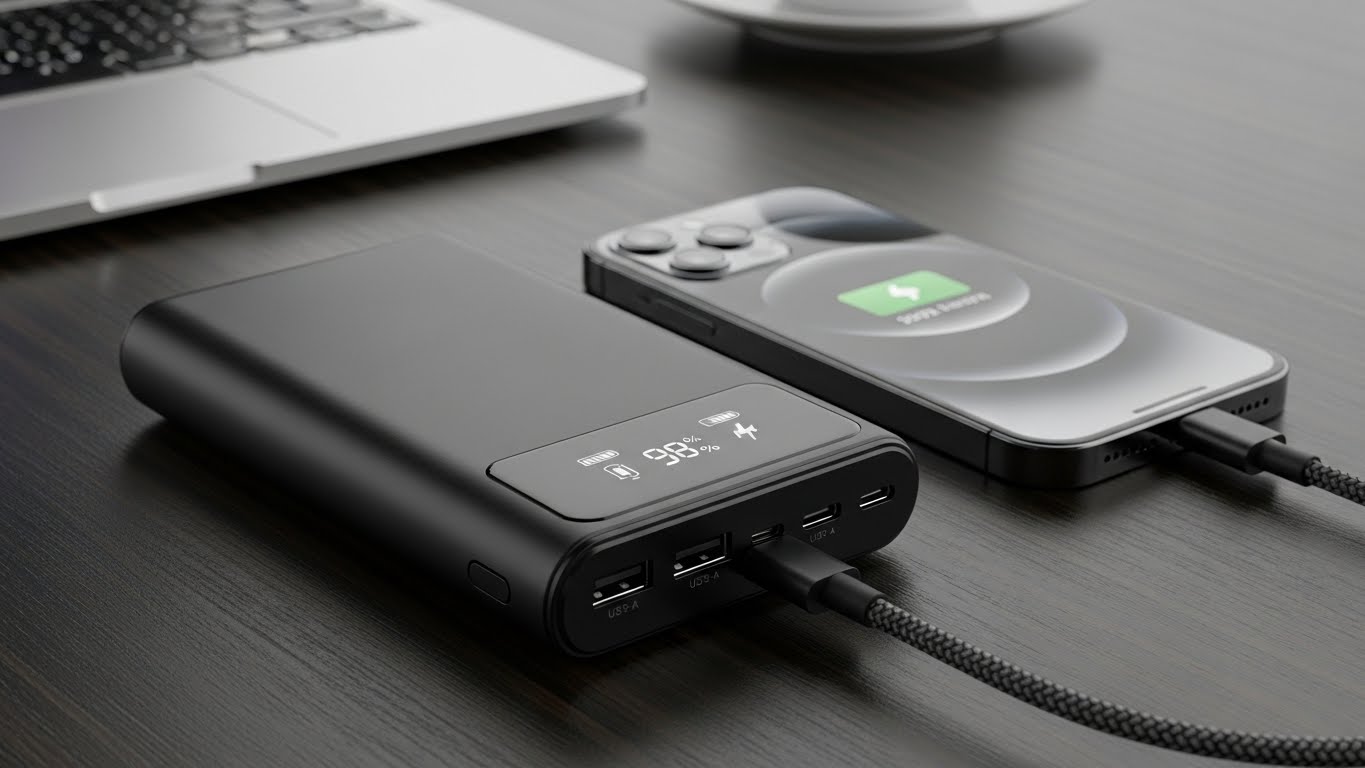 Power Bank de Alta Capacidade para Dispositivos Móveis