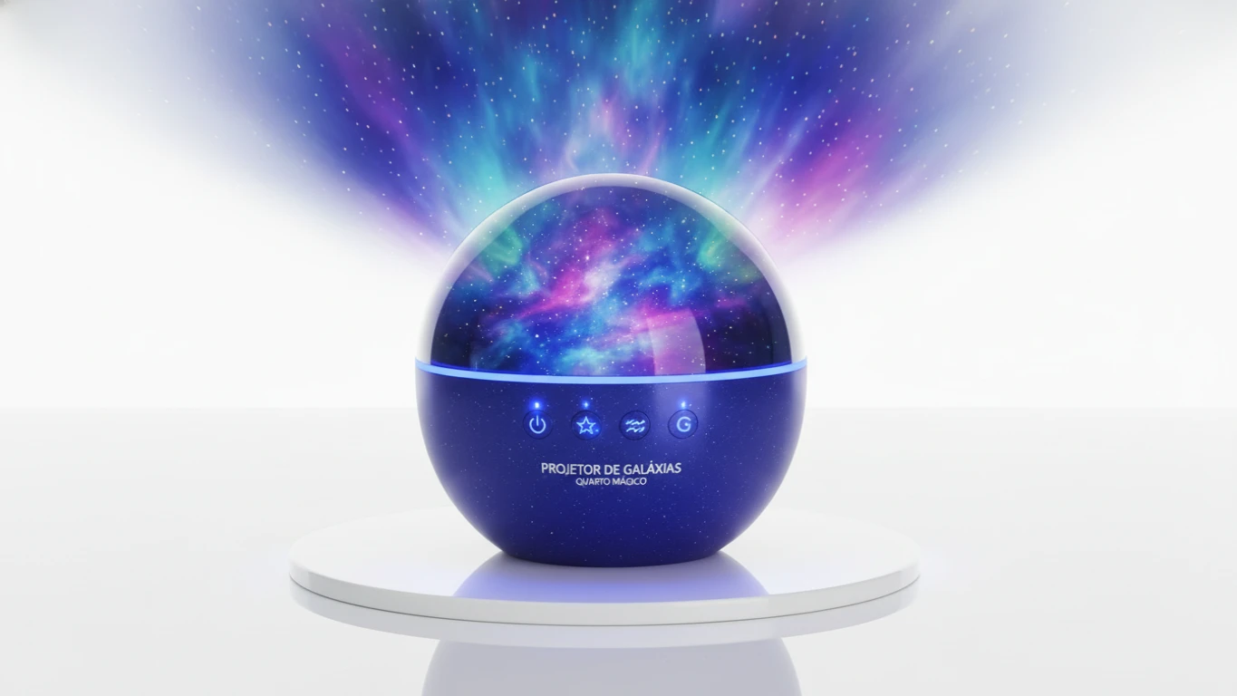 Projetor de Galáxias para Quarto Mágico