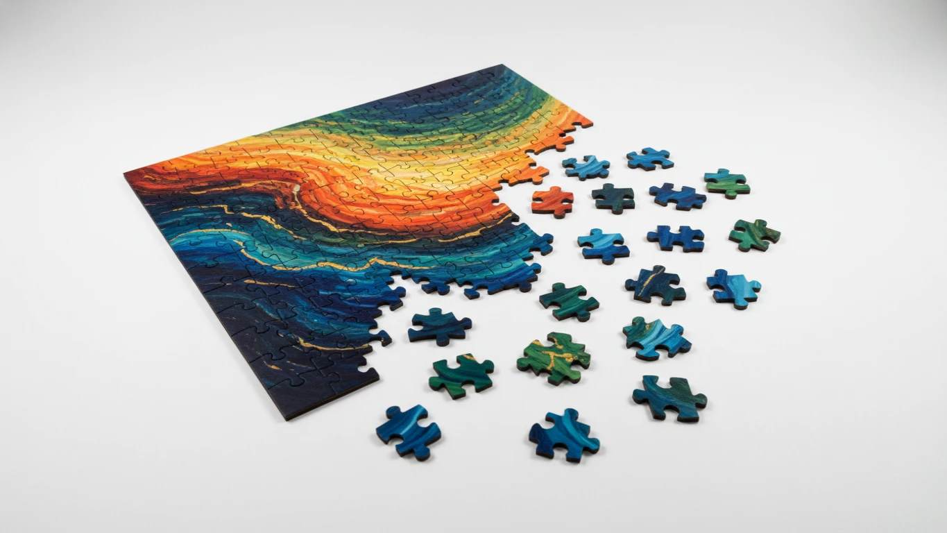 Quebra-Cabeça de Arte Exclusiva