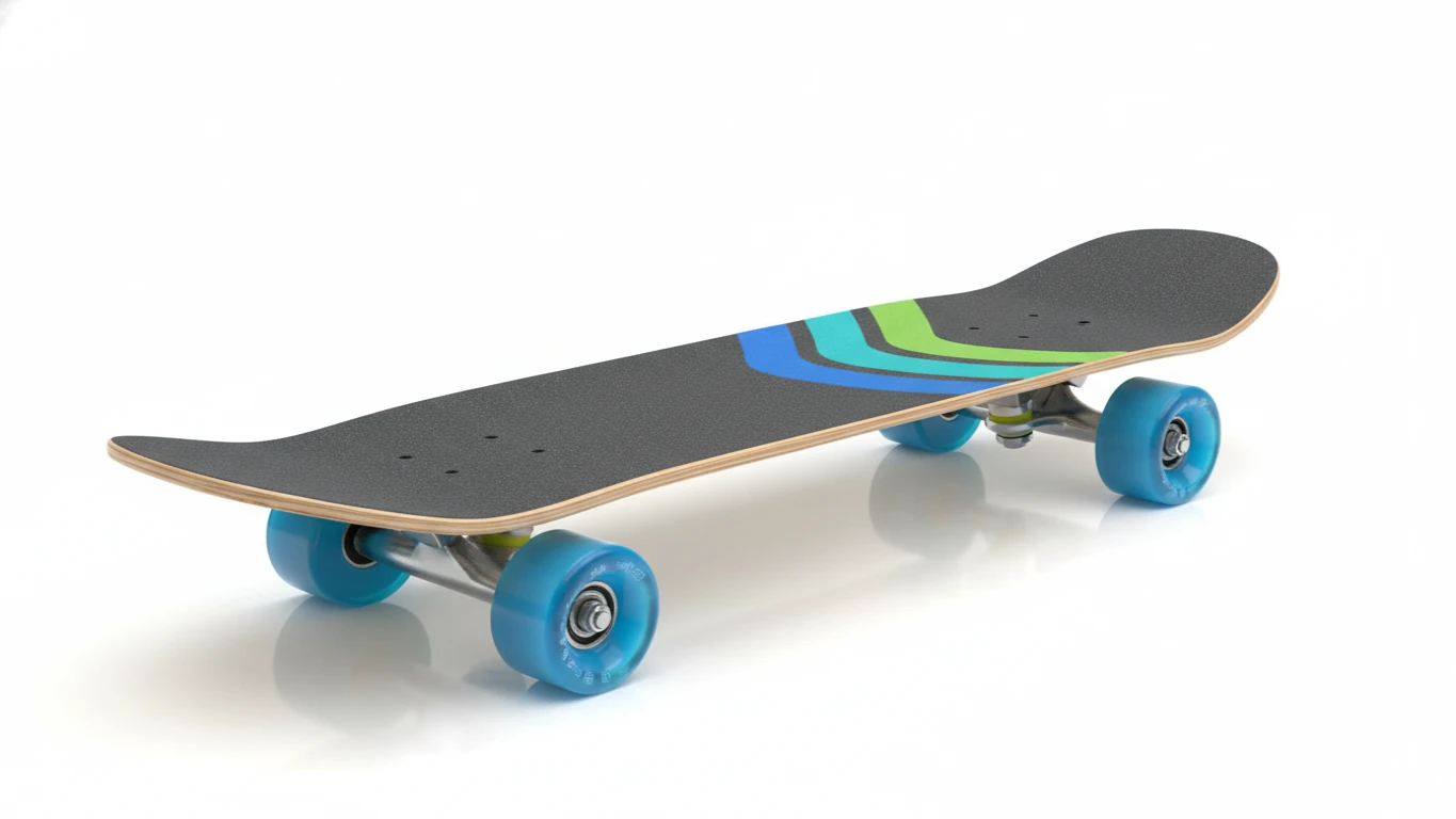 Skate Completo com Rodas Macias