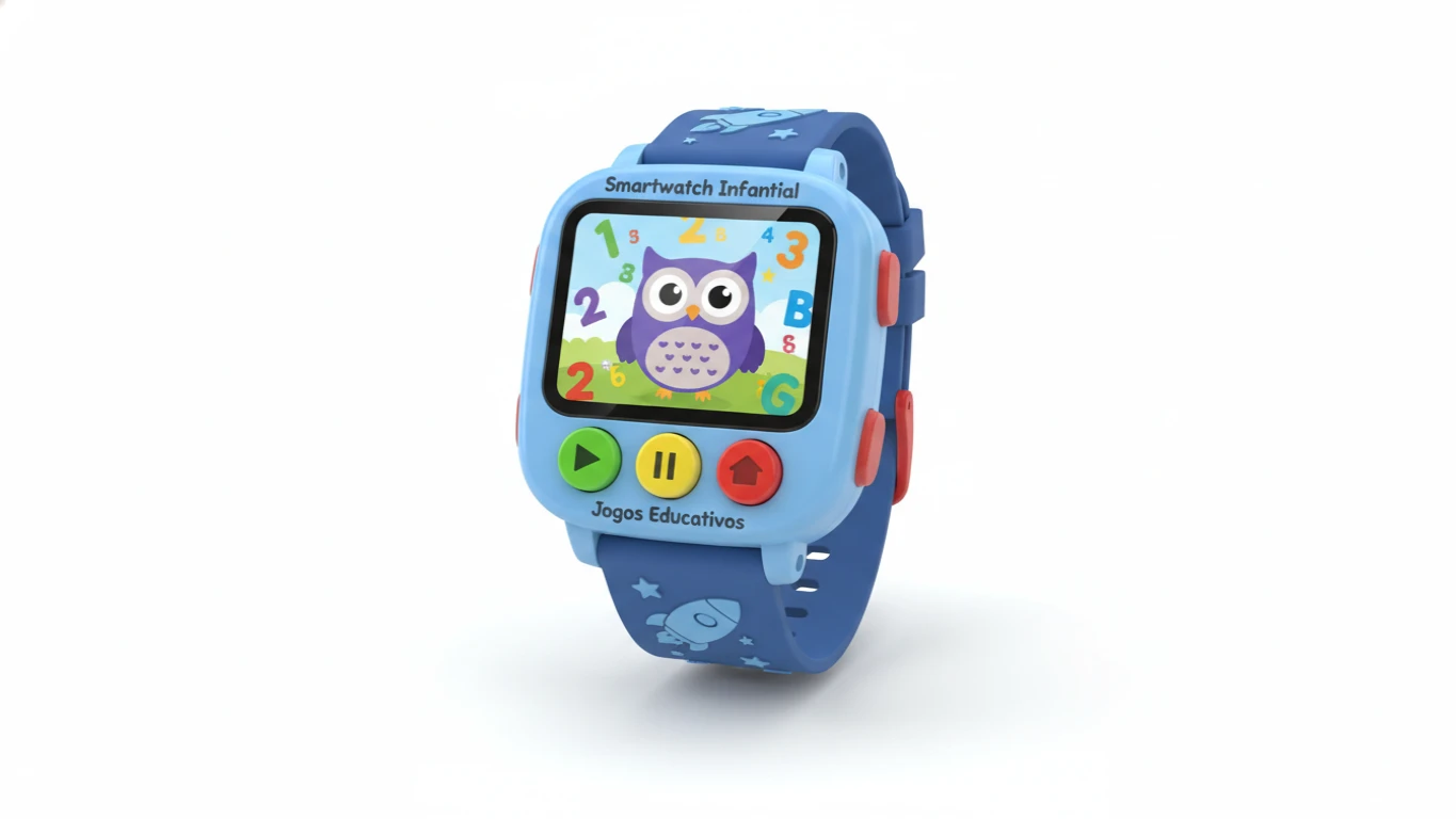 Smartwatch Infantil com Jogos Educativos