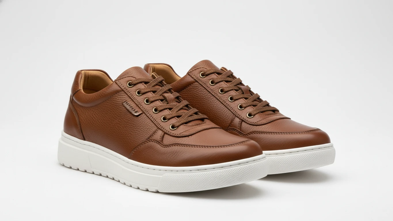 Tênis Urbano de Couro Confortável