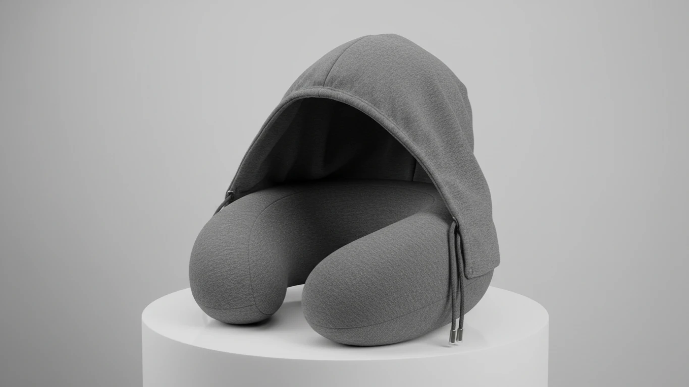 Almofada de Pescoço com Capuz