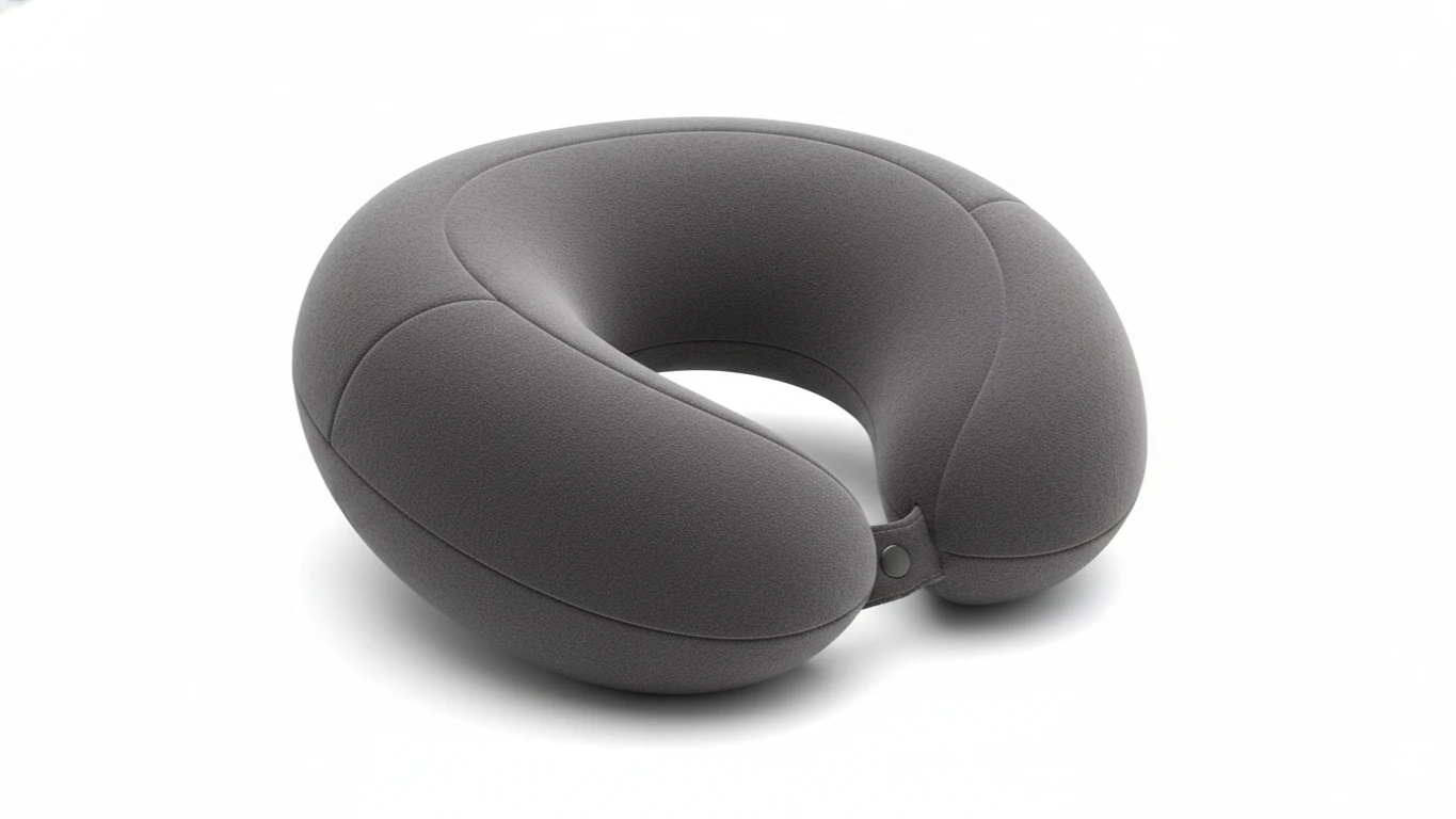 Almofada de Pescoço de Viagem Ergonômica Premium