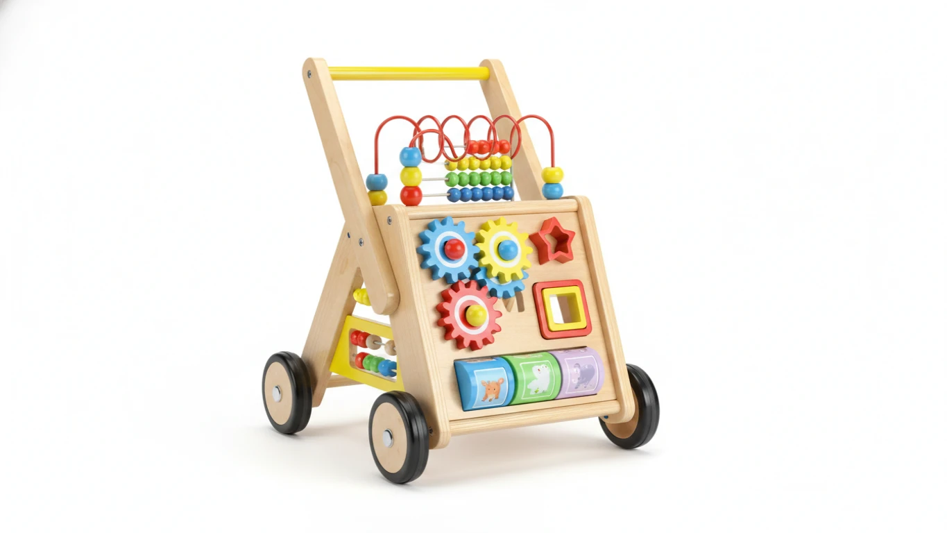 Andador ou Empurrador Didático para Primeiros Passos