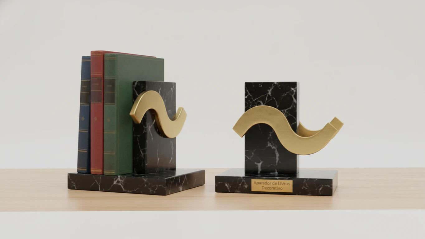 Aparador de Livros Decorativo