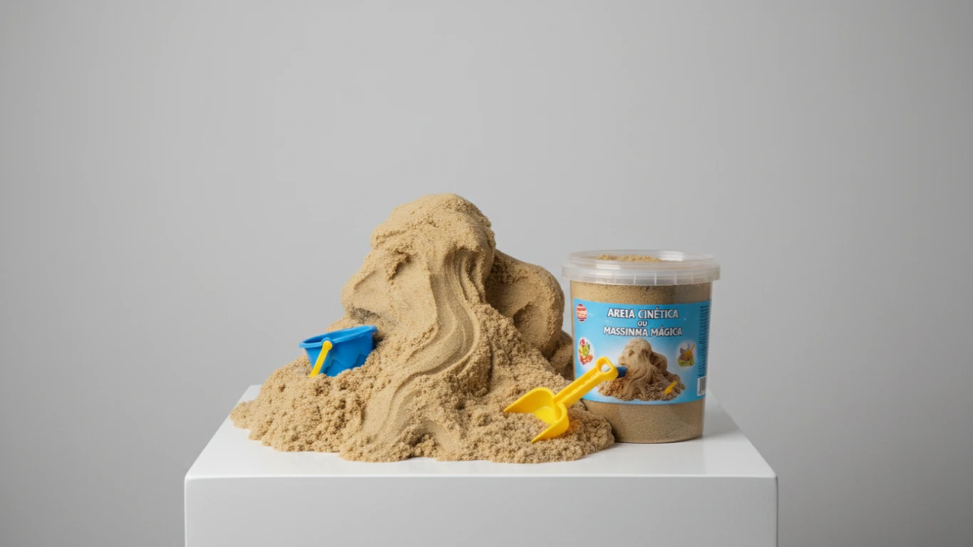 Areia Cinética ou Massinha Mágica