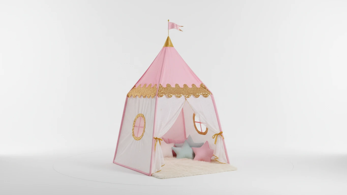 Barraca Infantil Temática de Princesa