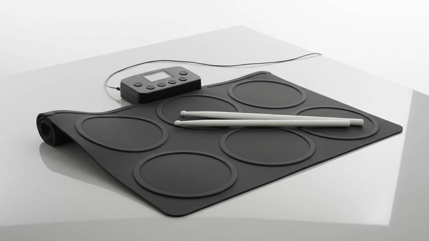 Bateria Eletrônica de Mesa (Roll-Up)