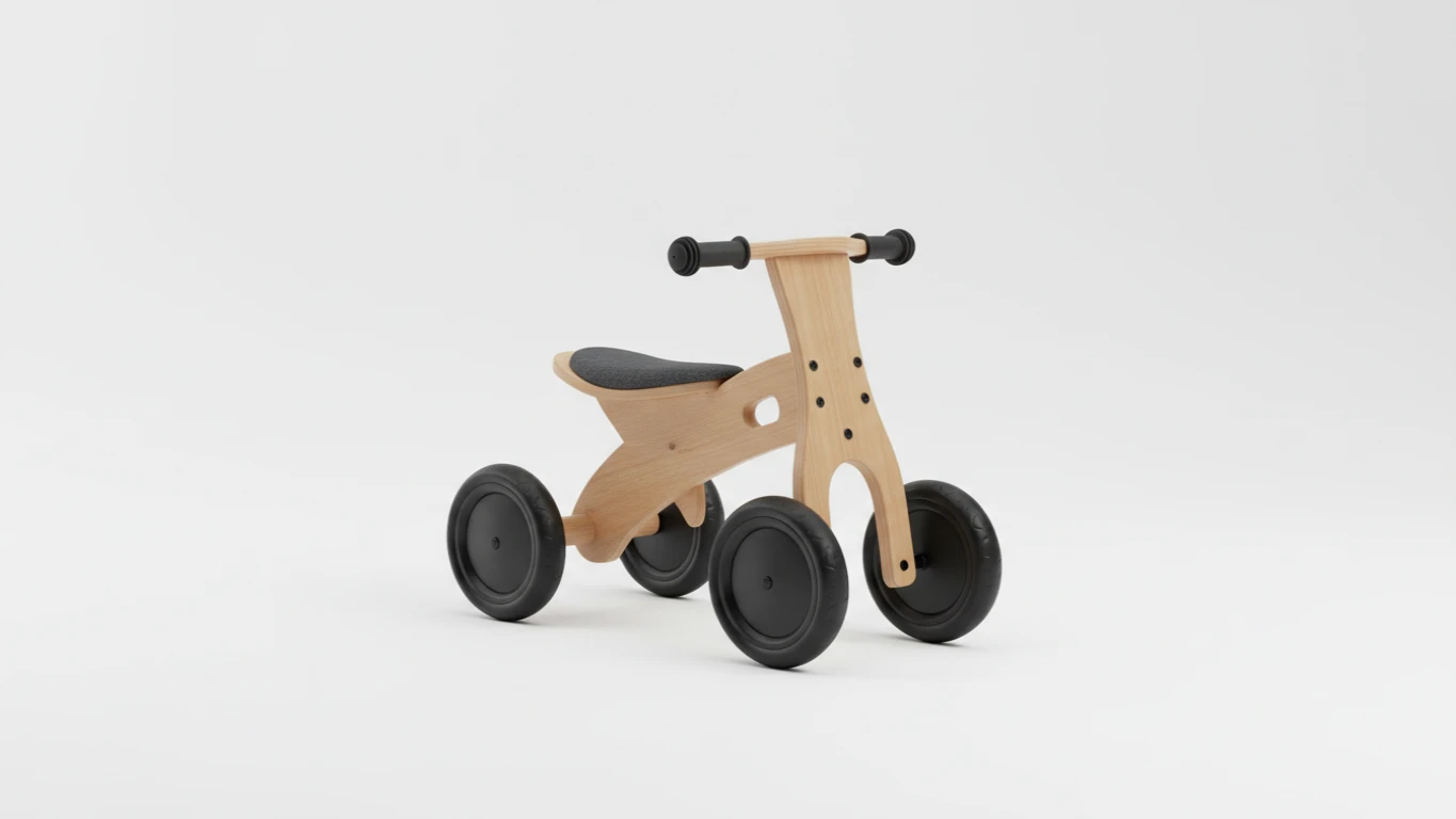 Bicicleta de Equilíbrio 4 Rodas