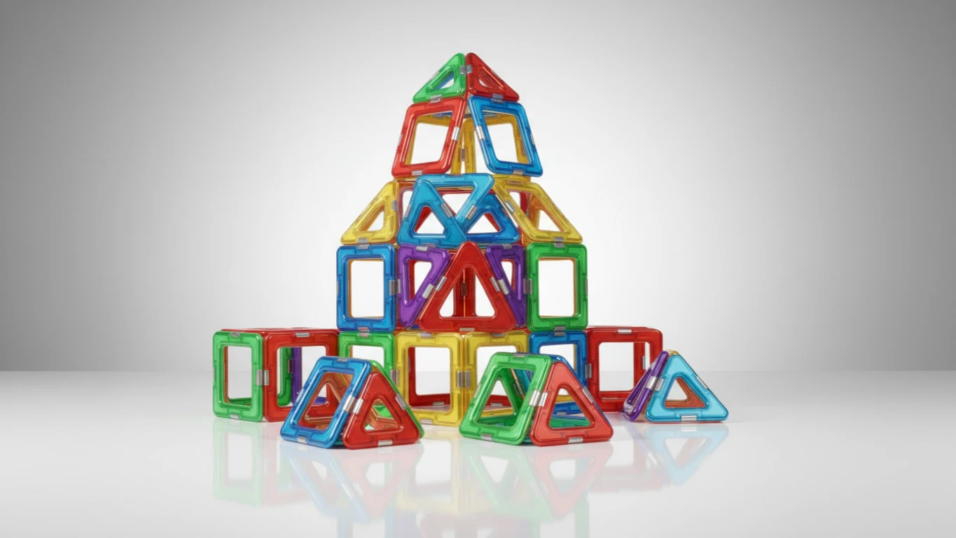 Blocos Magnéticos de Construção 3D