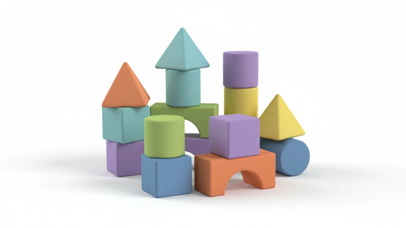 Blocos de Silicone Flexíveis e Atóxicos