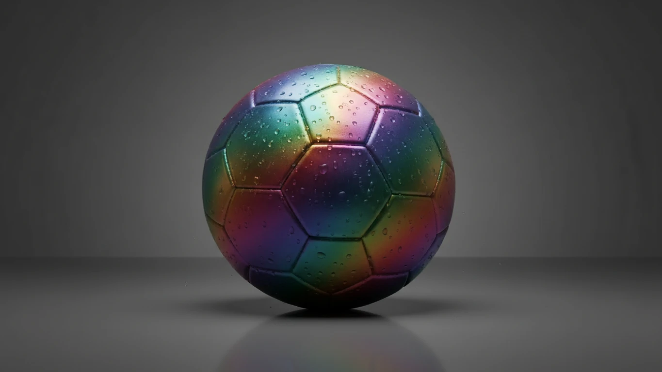 Bola de Futebol Holográfica