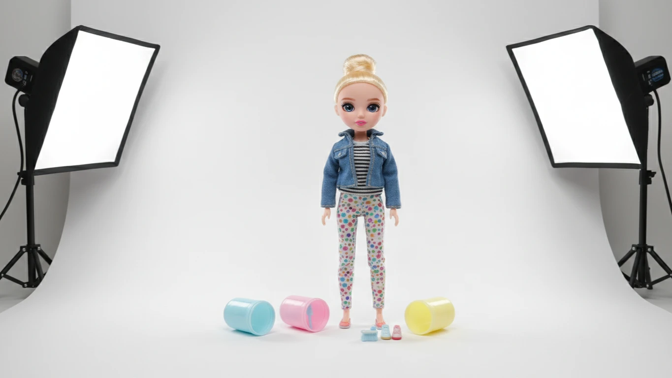 Boneca Articulada com Acessórios Surpresa