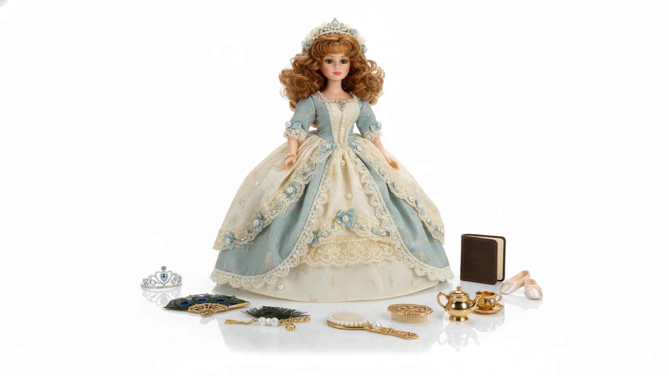 Boneca Clássica com Acessórios Temáticos