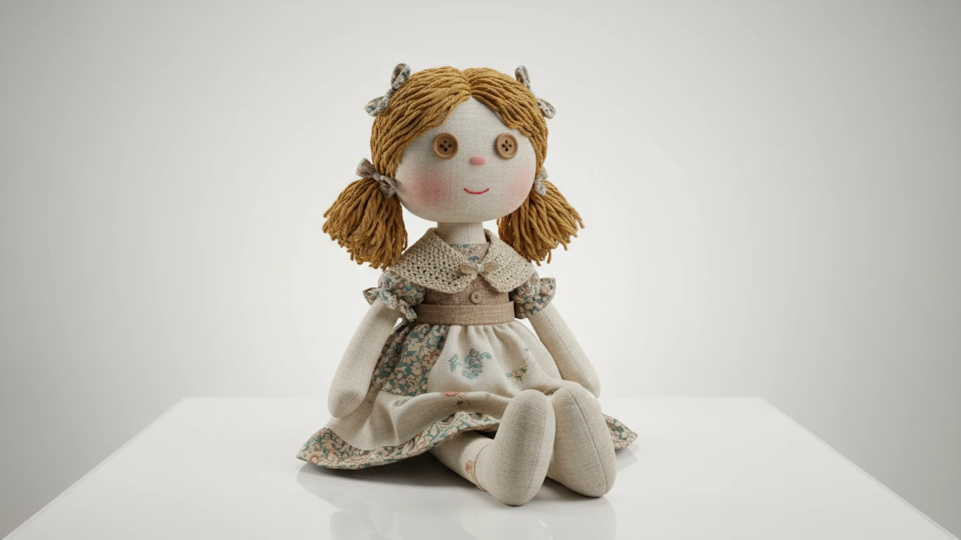 Boneca de Pano Artesanal