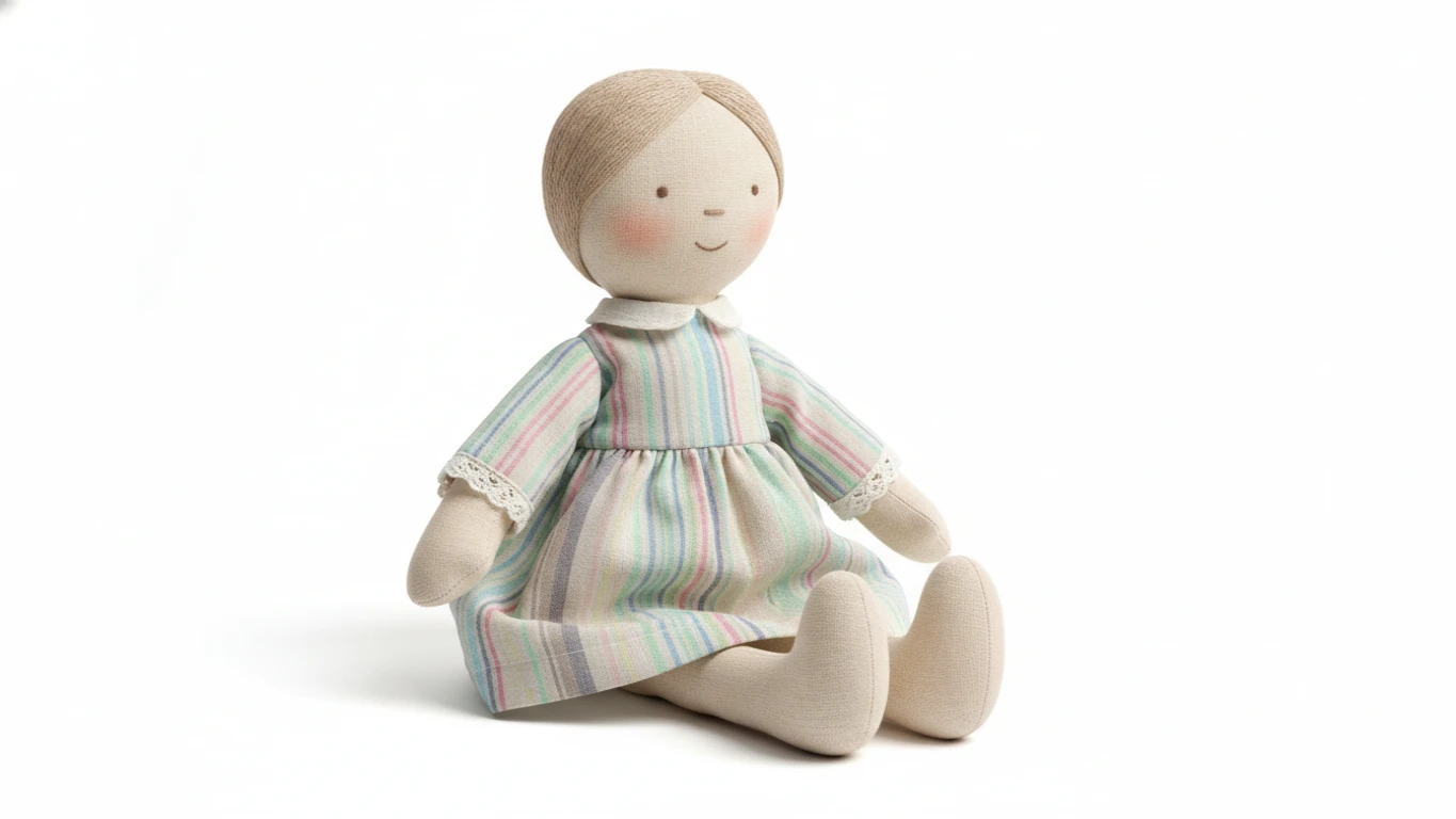 Boneca de Pano Macia e Segura