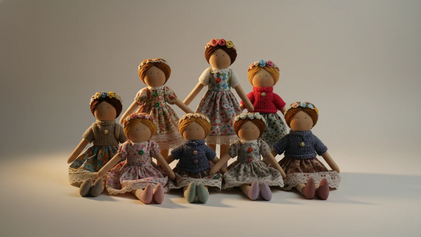 Bonecas de Pano Artesanais