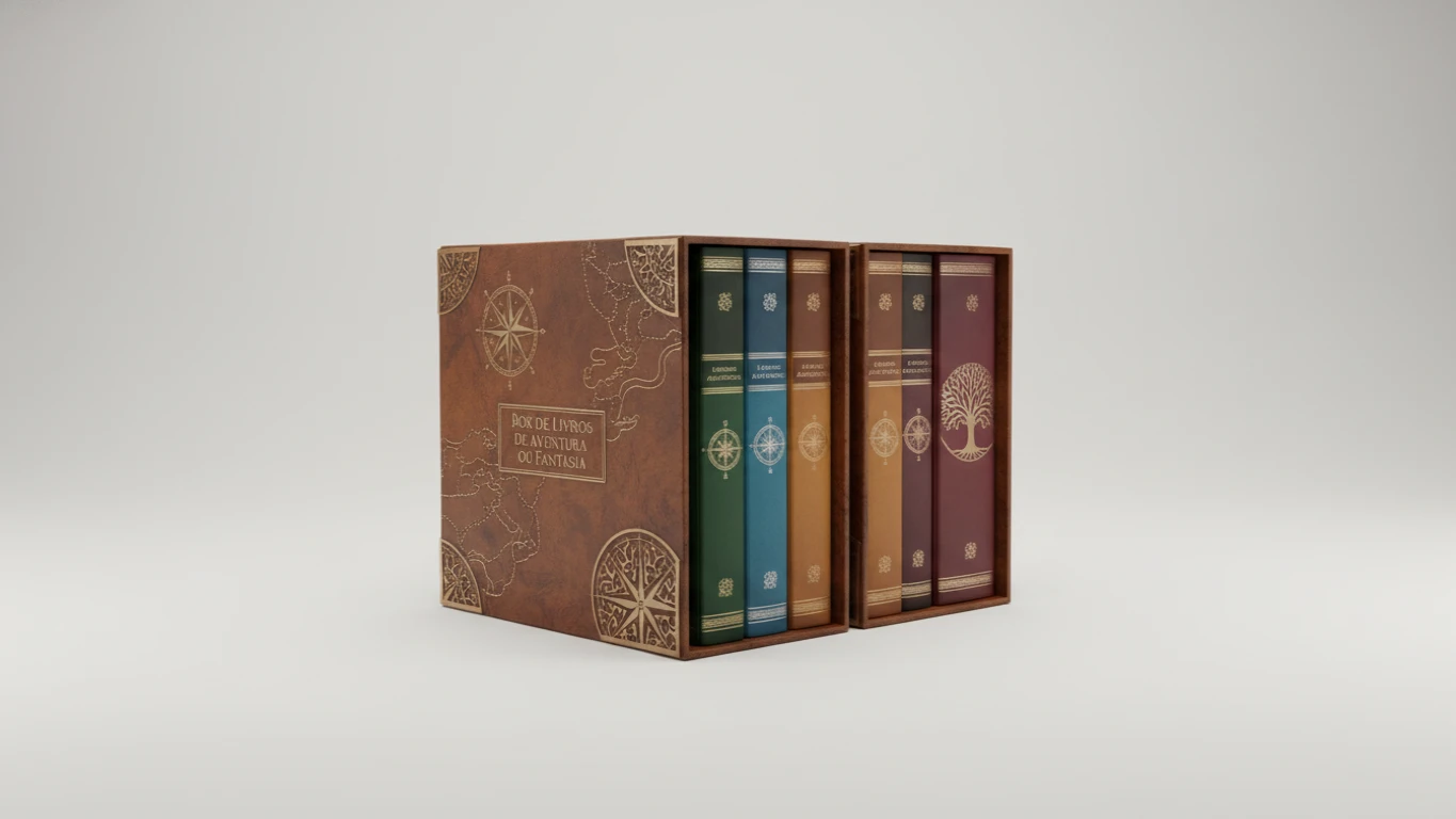 Box de Livros de Aventura ou Fantasia